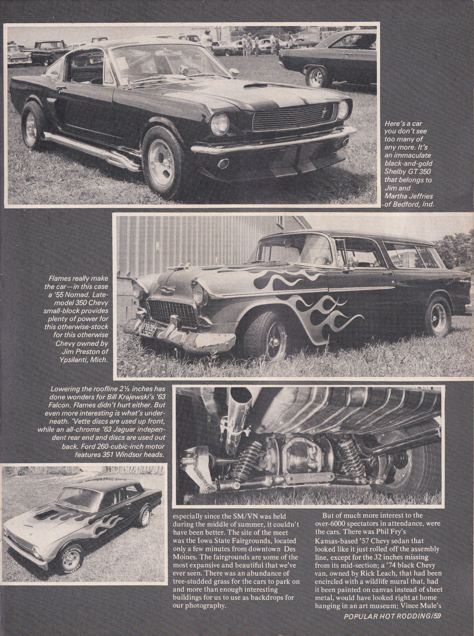 Street Machine / Van Nationals section from October 1975 issue of Popular Hot Rodding, page 4.