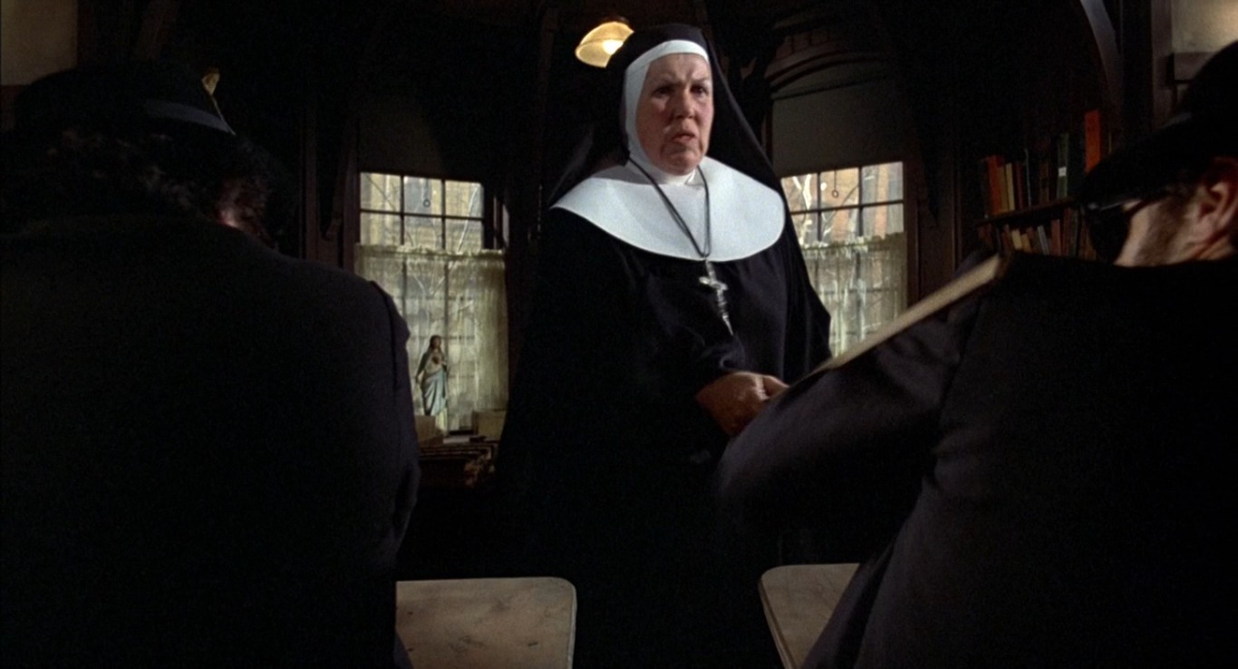 The Nun, Blues Brothers, a still from the movie