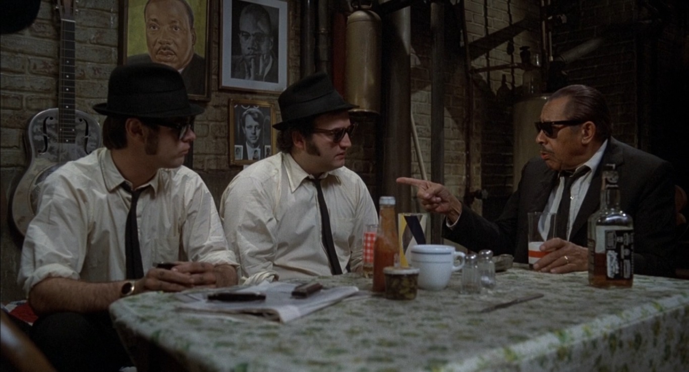 Dan Ackroyd, John Belushi, Cab Calloway, the movie The Blues Brothers 1980