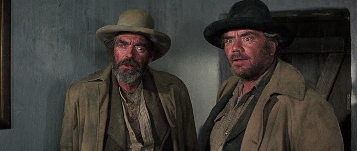 Jack Ilam, Ernest Borgnine, Hannie Caulder, still from the movie
