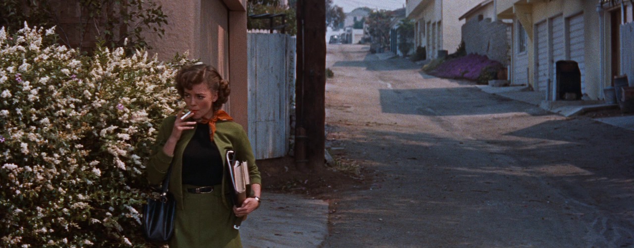 Judy Smokes behind Garages, Natalie Wood, 1955