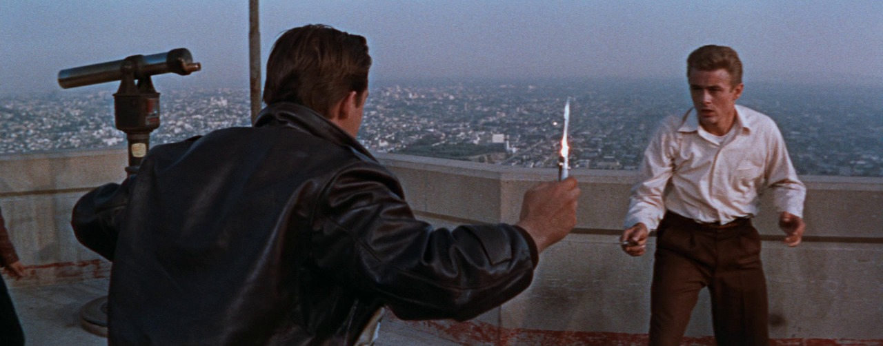 Knife fight, James Dean, A Rebel without an ideal