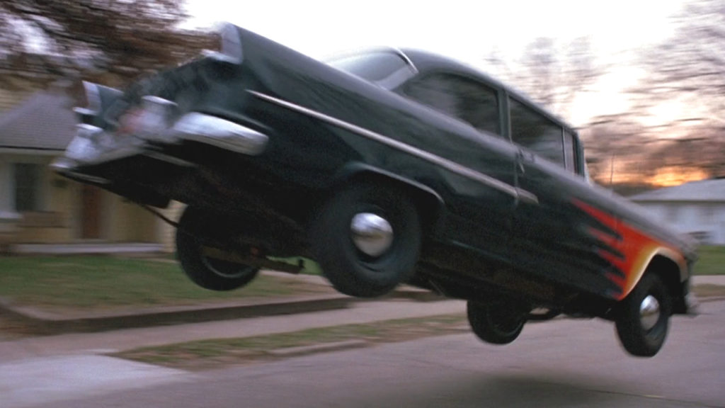 Chevrolet from the movie Sometimes They Come Back (1991), shot in a jump.