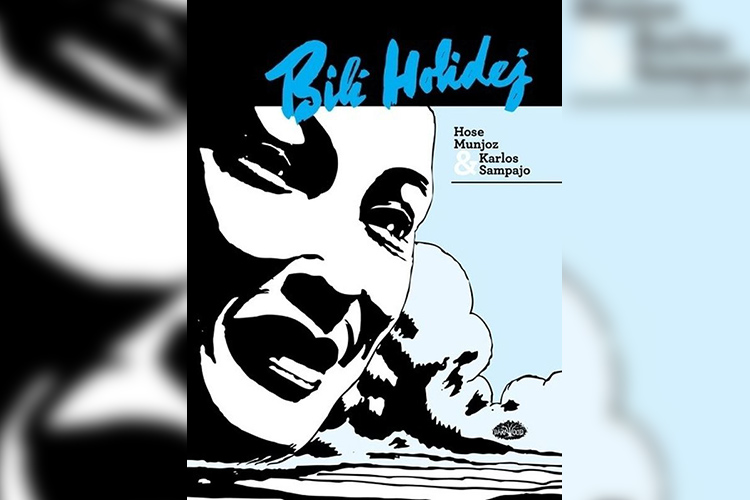 Billie Holiday, comic book cover
