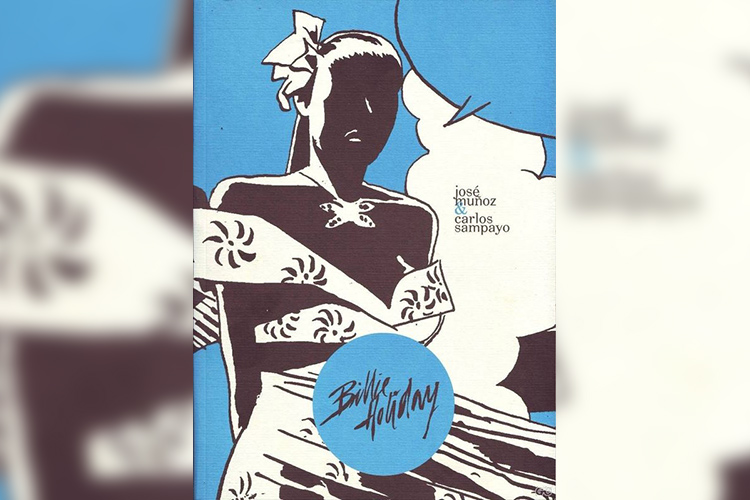 comic book cover by Billie Holiday, Jose Munos, Carlos Sampayo