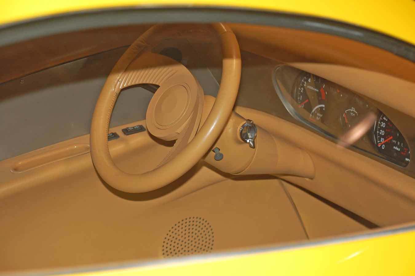 1992 Aluna Coupe by Boyd Coddington, interior.