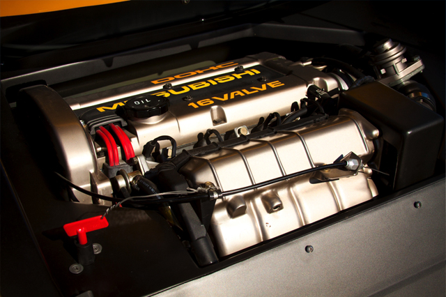 1992 Aluna Coupe by Boyd Coddington, engine.