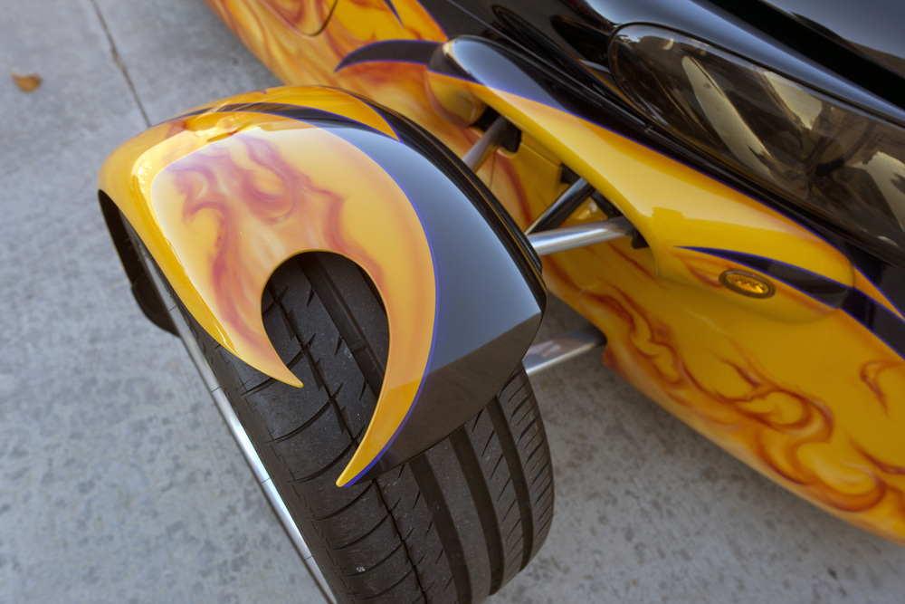 Wild Thing, custom Prowler, 2010 House Of Kolor calendar car, details.