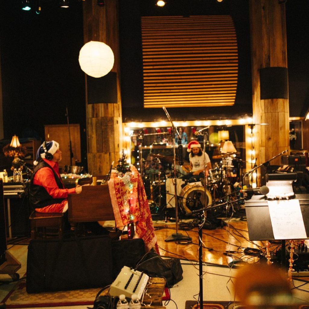 musicians of Amanda Shires on the recording of the album For Christmas