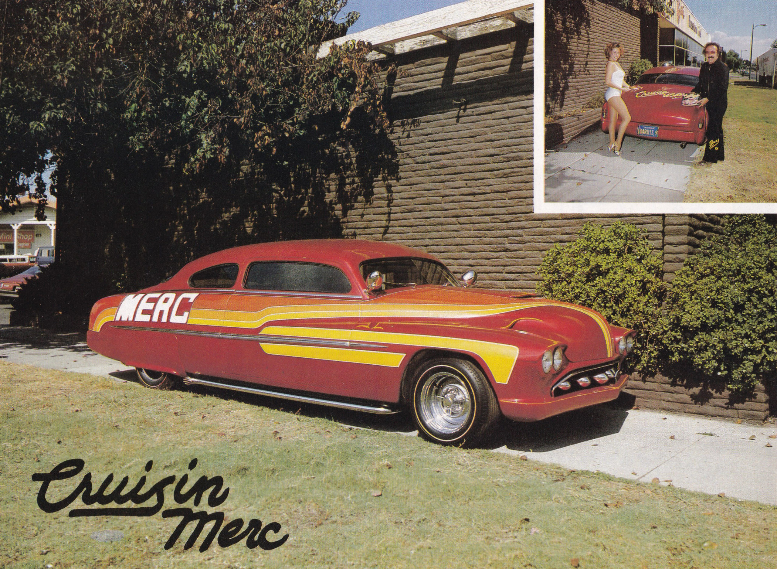George Barris' Cruisin' Merc, poster from Classic & Custom magazine, April 1981.