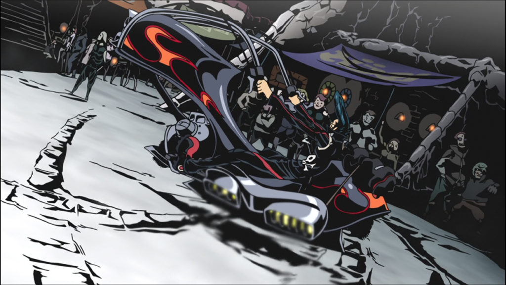 Anti-gravity chopper, anime Redline 2009