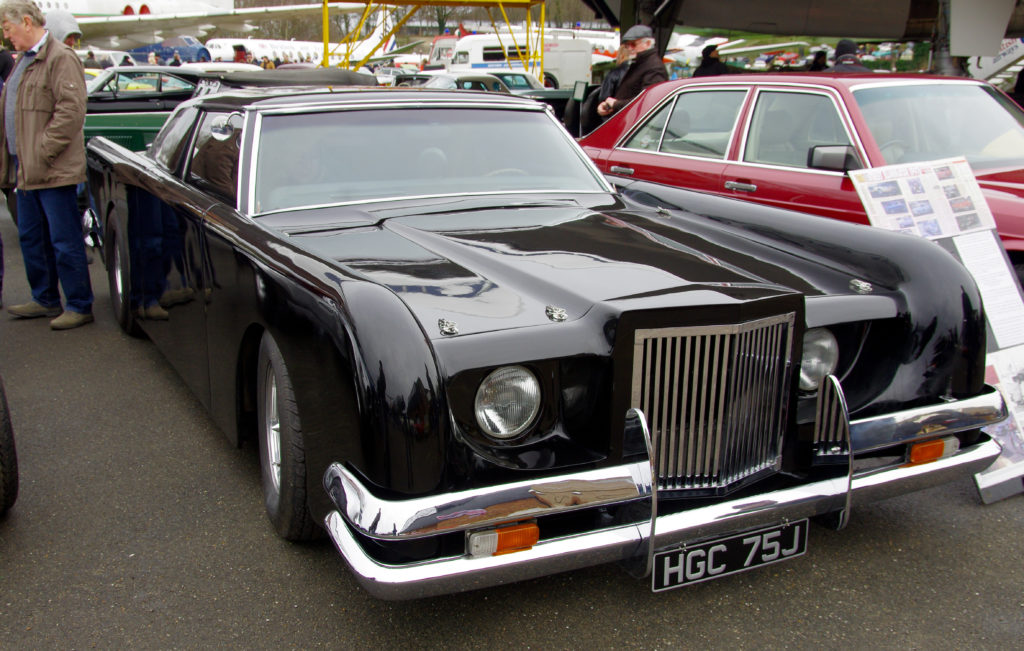 1971 Lincoln Continental Mark III - The Car - fan replica, front view.