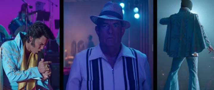 Tom Hanks as Colonel Parker, Las Vegas in the movie Elvis