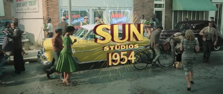 Sun Records, Memphis 1954 in the movie Elvis