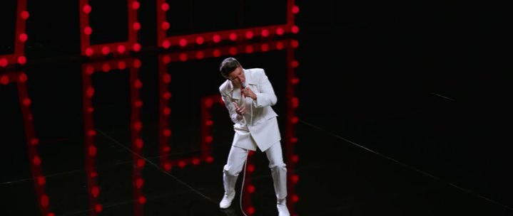 the song If I Can Dream, a frame from the movie
