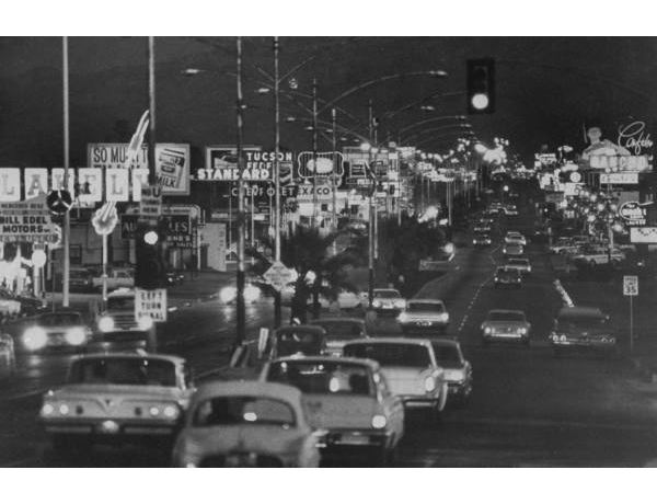 The Tucson highway, where Schmid the slacker and his friends liked to hang out.