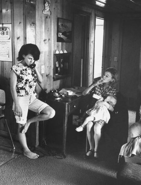 Schmid's friends, single mothers Debbie Ellson, Sharon Breeze