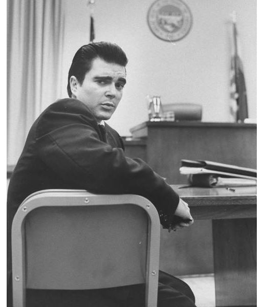 Charles Schmid at the preliminary hearing before the court