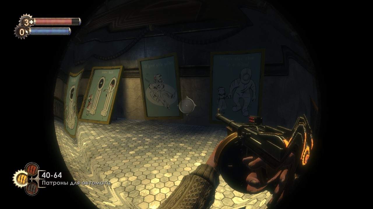 Bioshock, dressed as Big Daddy