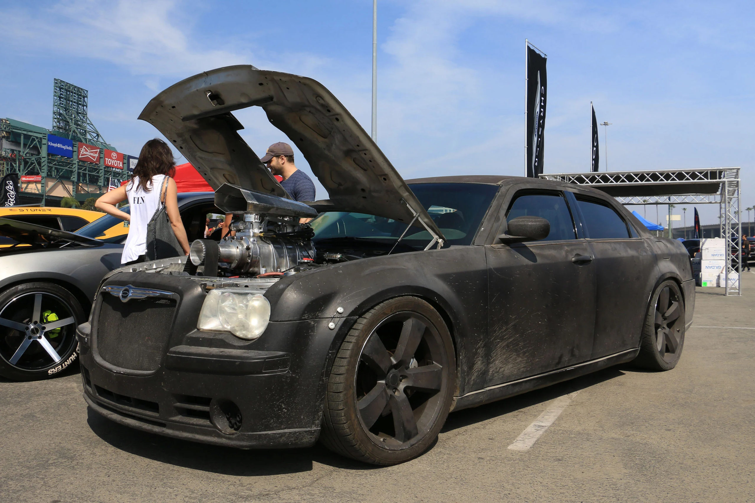 Chrysler 300C supercharged, front view.