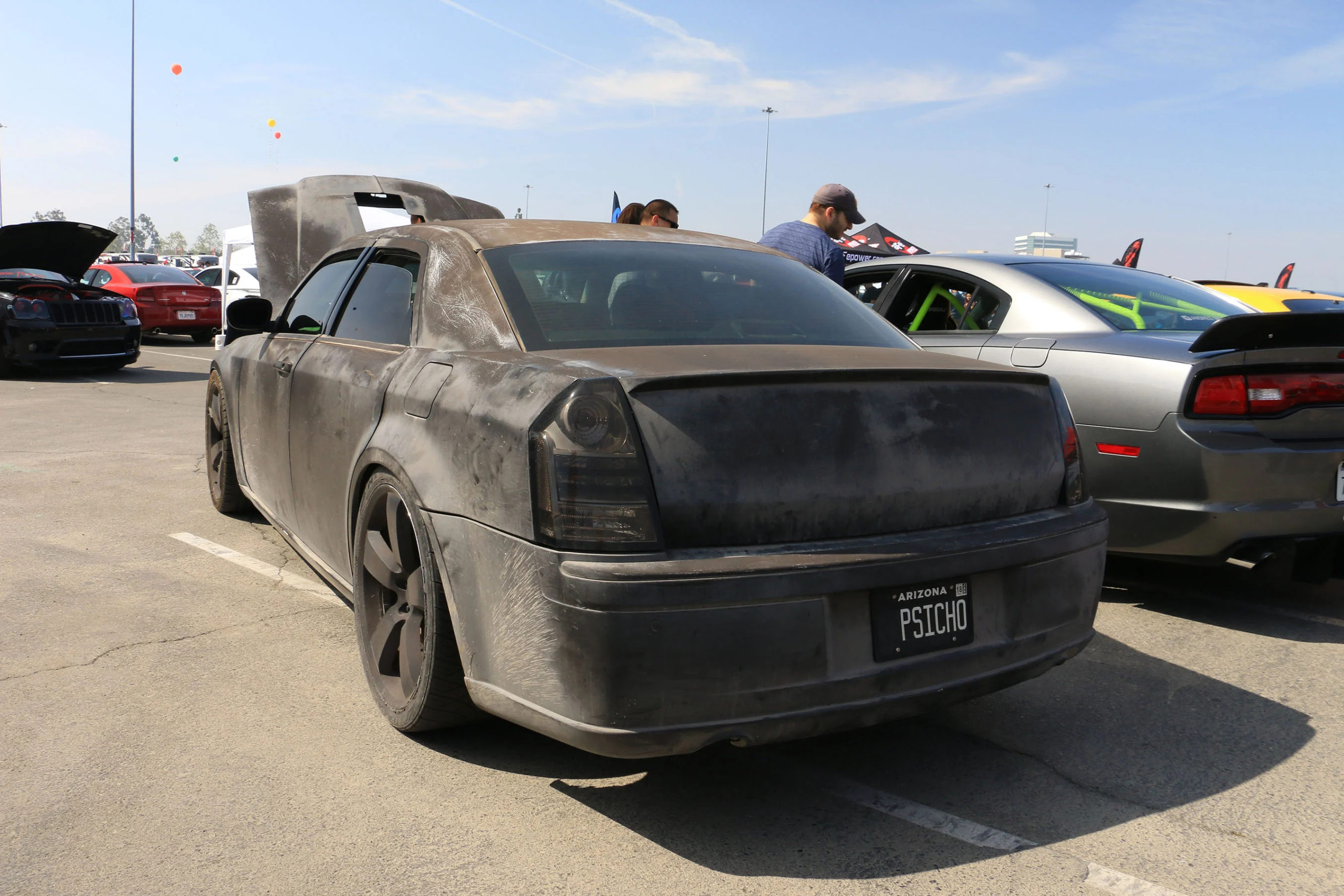 Chrysler 300C supercharged, rear view.