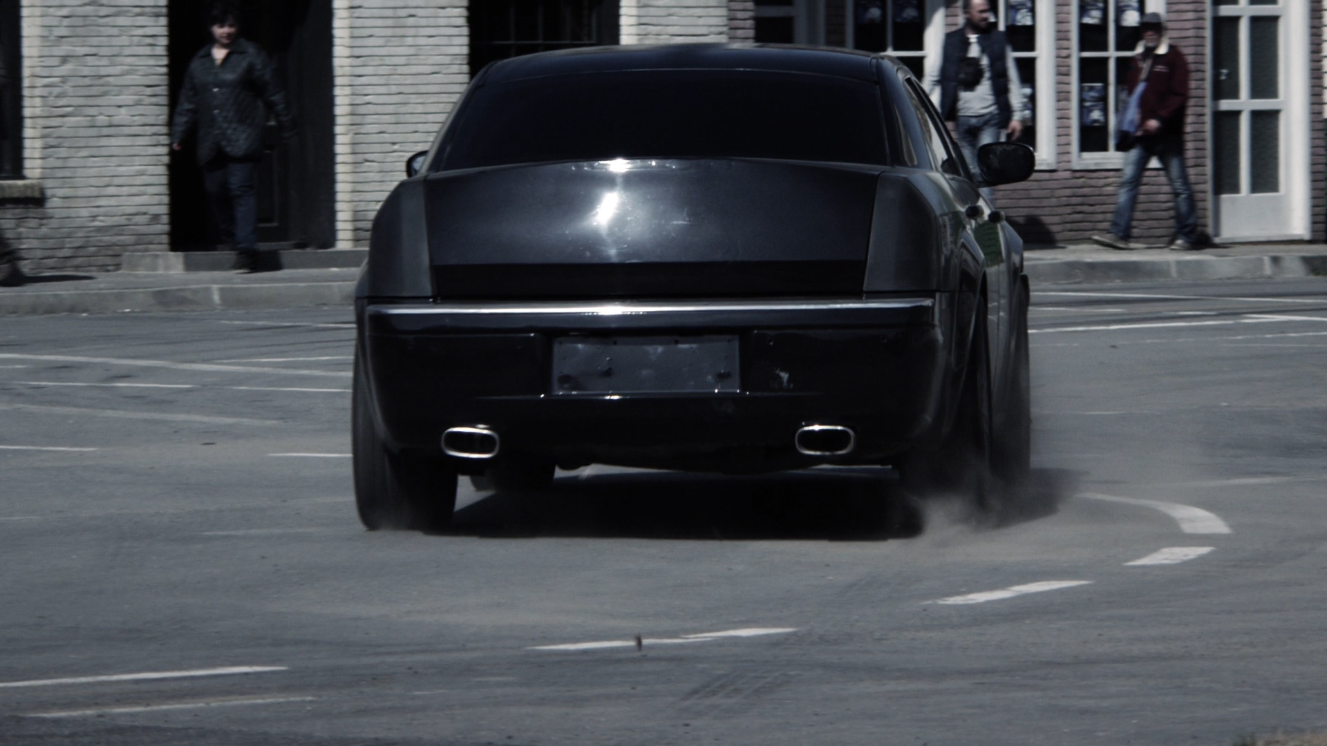Chrysler 300C from the movie The Car of 2019, rear view number two.