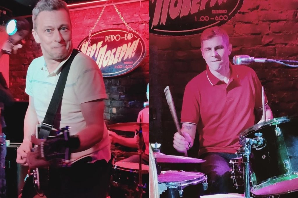 Denis Dan and Vladislav Lyashchuk, The Millions rockabilly band from St. Petersburg