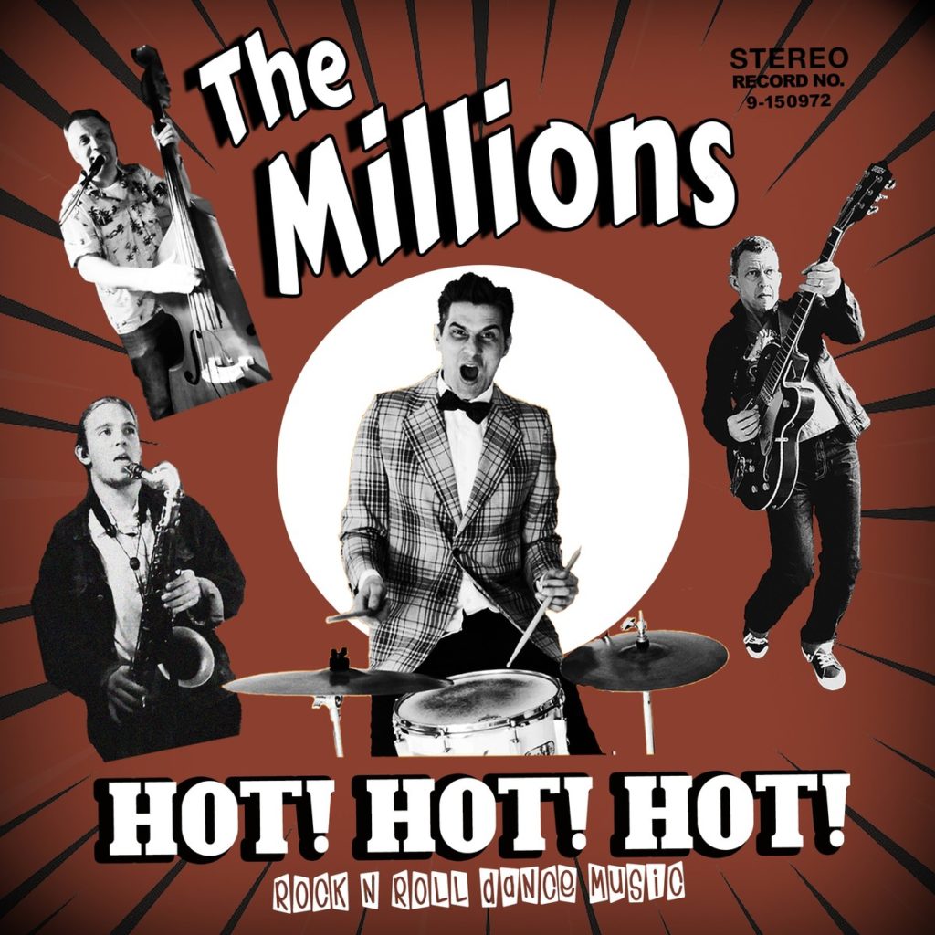 CD album cover of The Millions, Hot! Hot! Hot! 2023