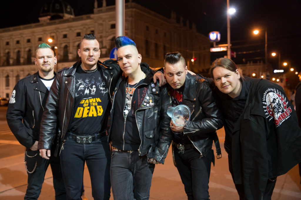 the band Bloodsucking Zombies From Outer Space in 2015