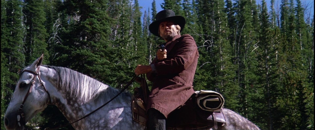 Clint Eastwood as a Preacher in the movie His Name is Death, 1985
