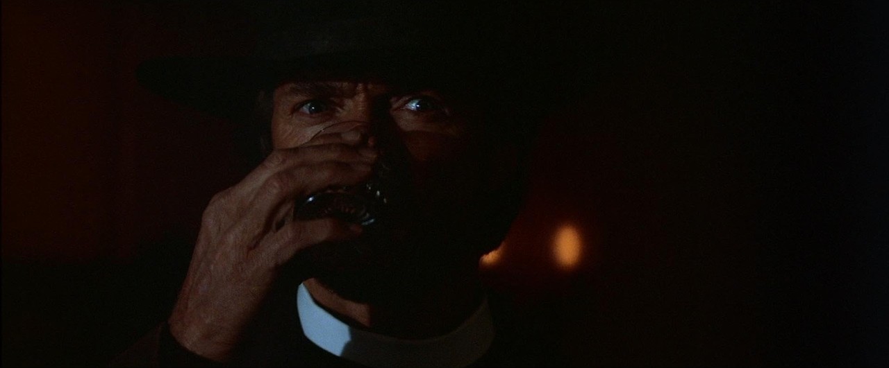 the look of Clint Eastwood, a shot from the movie Pale Rider