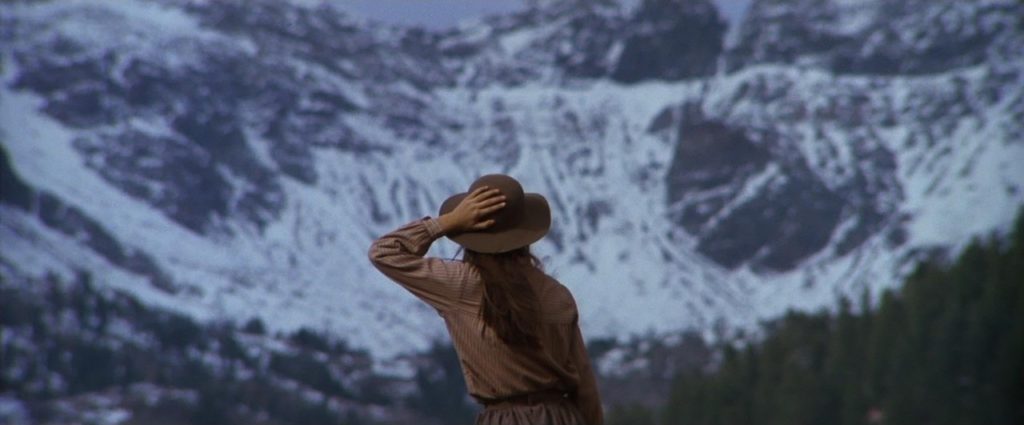a shot from the movie The Pale Rider, Sidney Penny