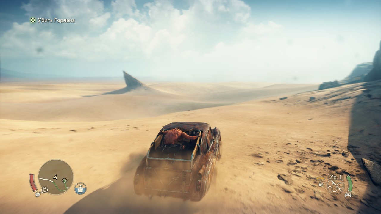 Mad Max car, screenshot from the game
