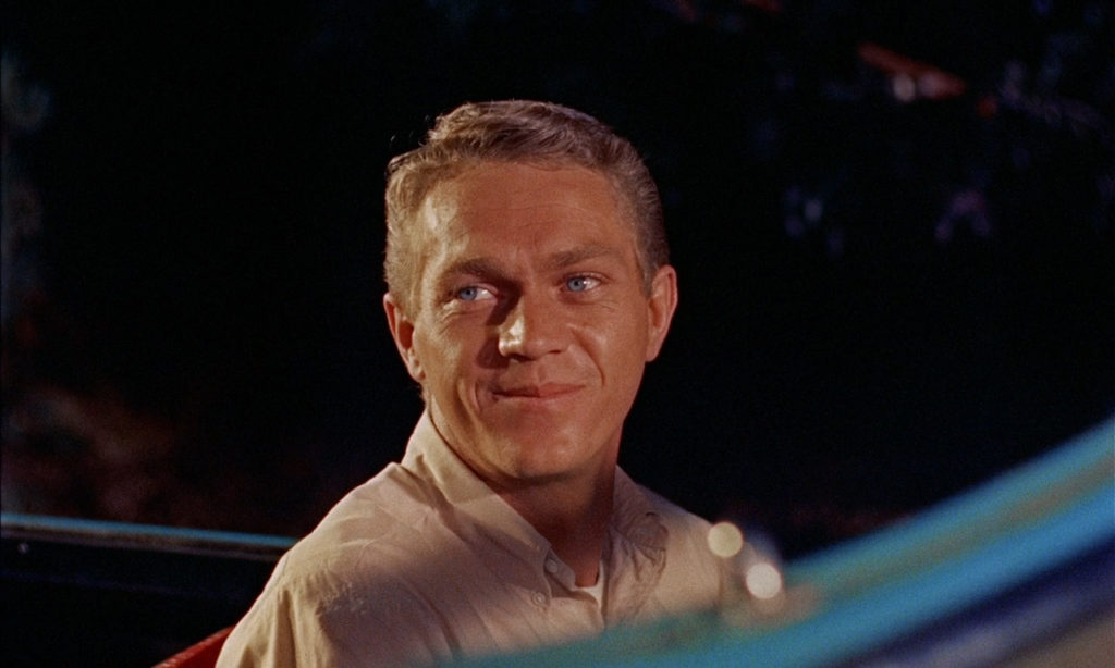 Steve McQueen in the 1958 film The Blob.