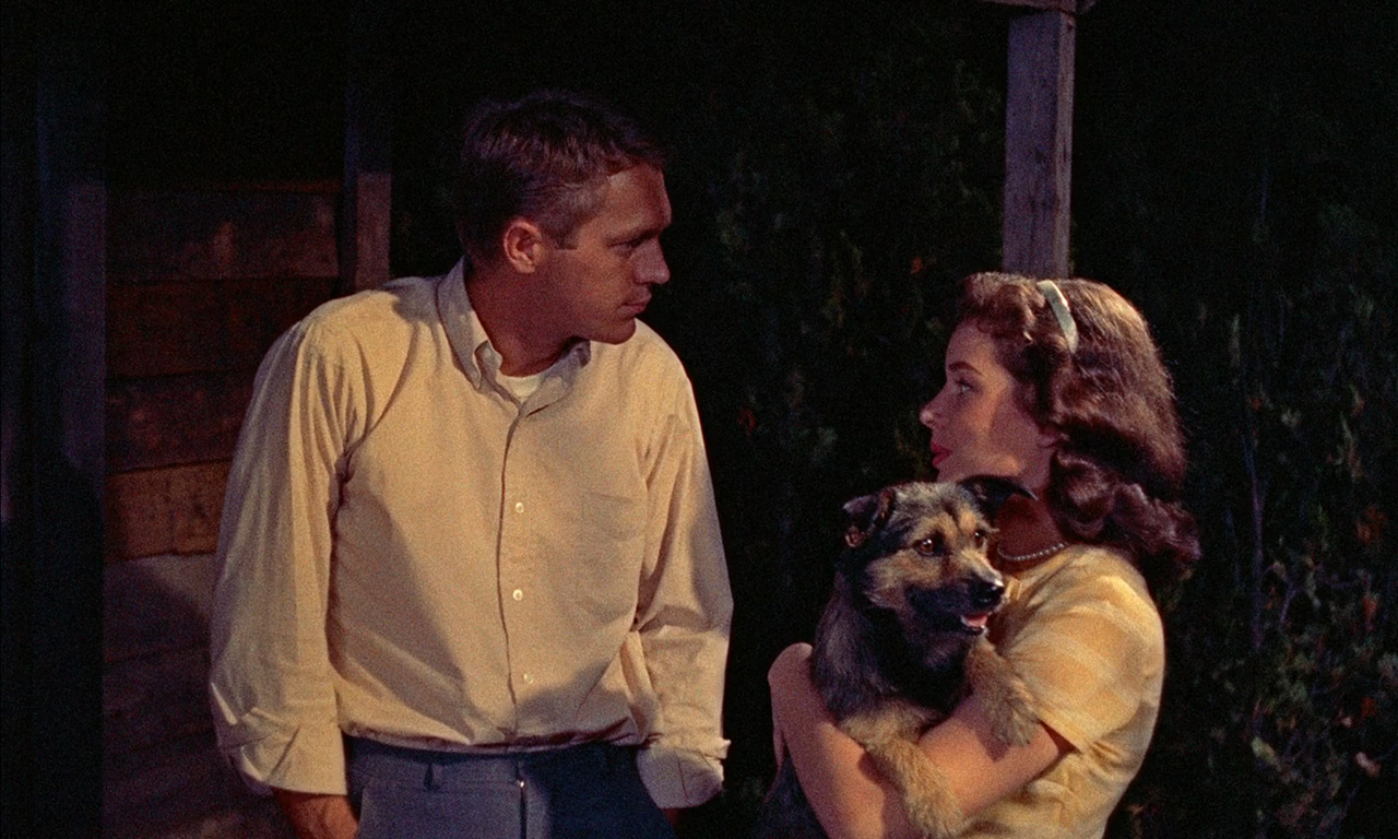 Doggie from the movie Blob 1958, frame 2.