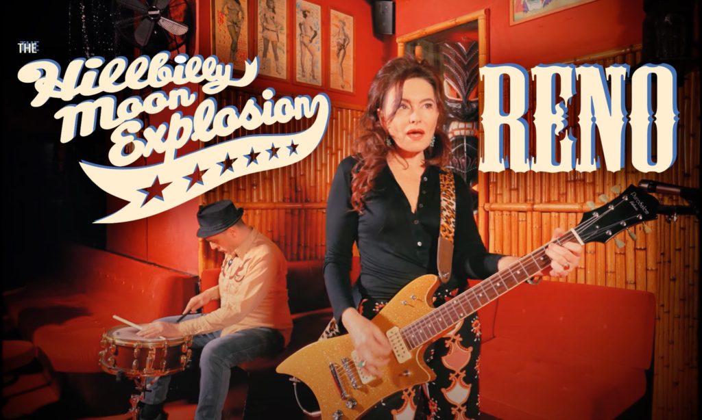 the cover of the video for the song Reno by Hillbilly Moon Explosion