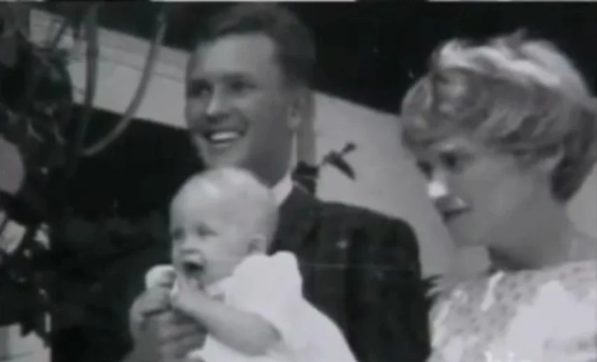 Kris Kristofferson and Fran Beer with their daughter