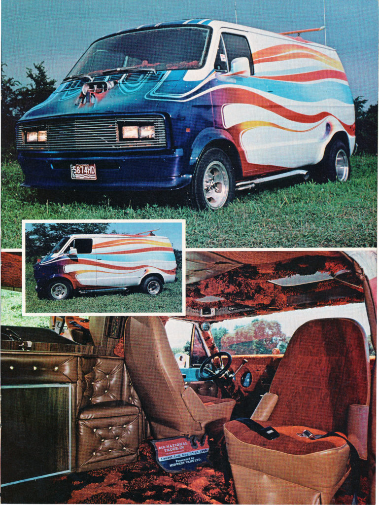 Dodge Van Tradesman 1976, Scan from Vans & Pickups magazine for May 1979, page 33