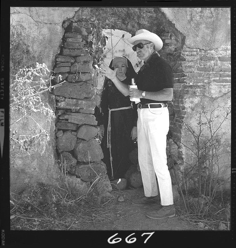 Don Siegel and Shirley MacLaine