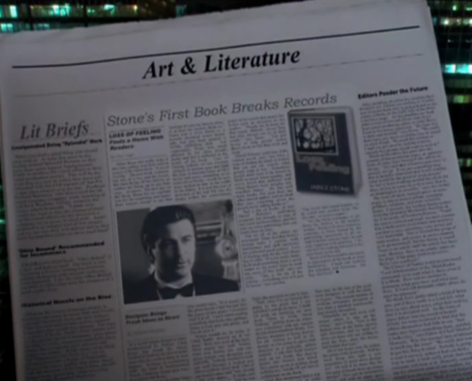 Jabez Stone is in the papers.