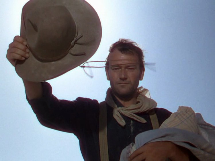John Wayne as Robert Hightower in the film The Three Godfathers, 1948
