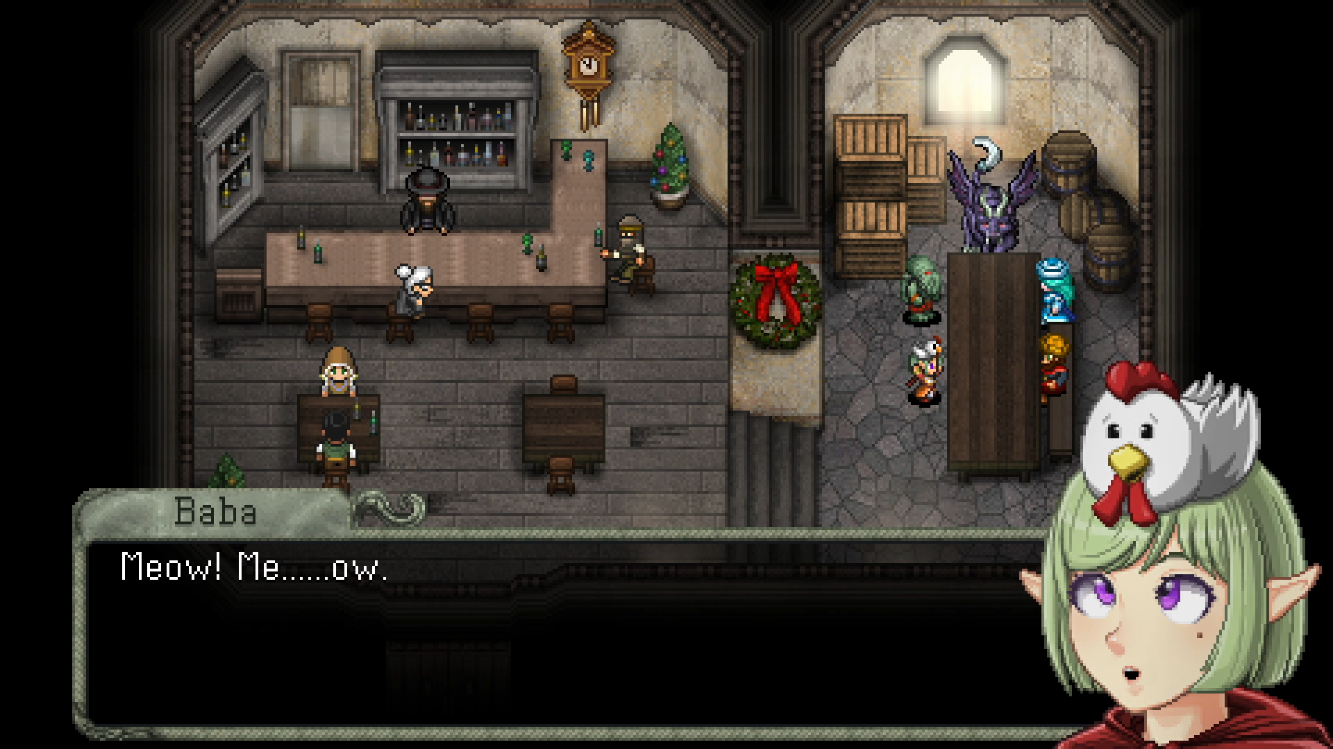 Baba Yaga and the Yule Cat discuss the work of Howard Lovecraft, review of the game Cthulhu Saves Christmas