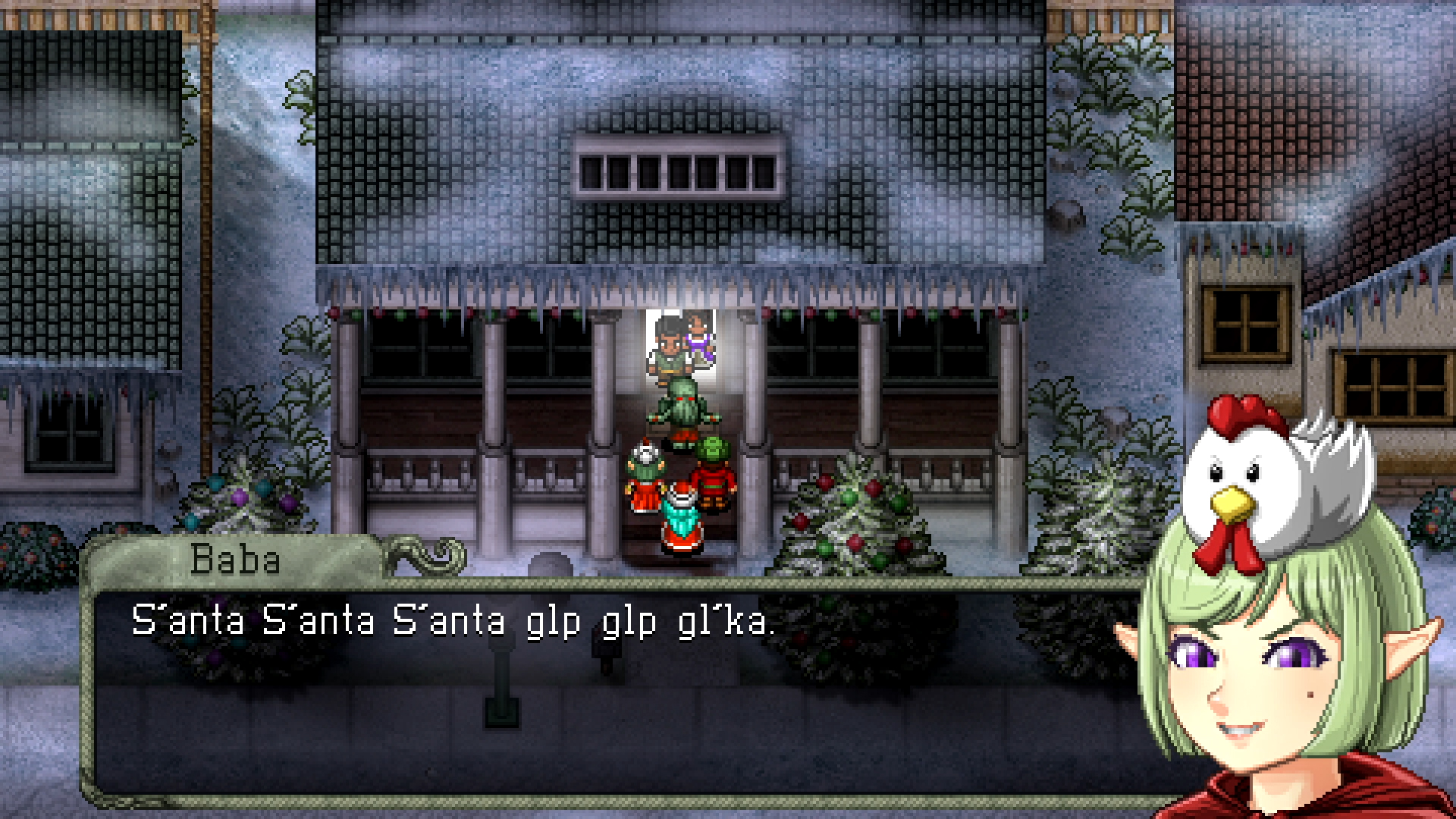 Carols from Cthulhu, screenshot of the game Cthulhu Saves Christmas