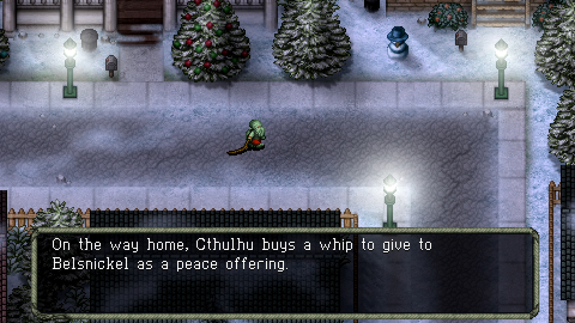 Cthulhu's Arguments with the Narrator, Cthulhu Saves Christmas game