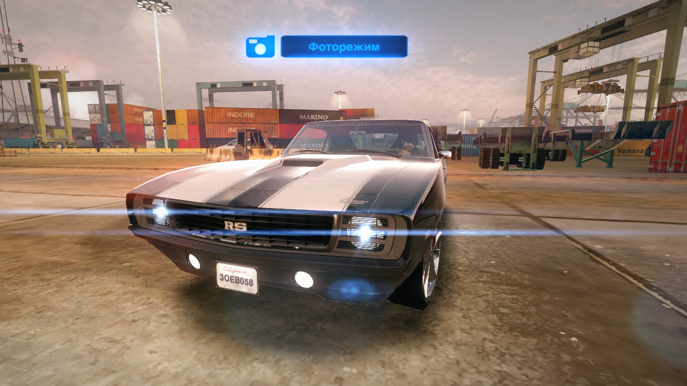 Foose Camaro in the BLUR video game, screenshot 1.