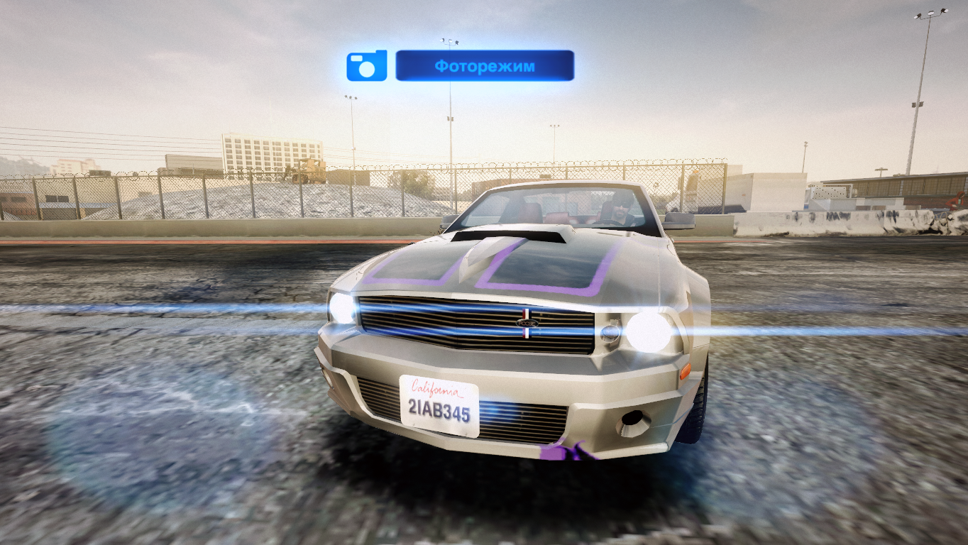 Foose Mustang in the BLUR video game, screenshot 1.