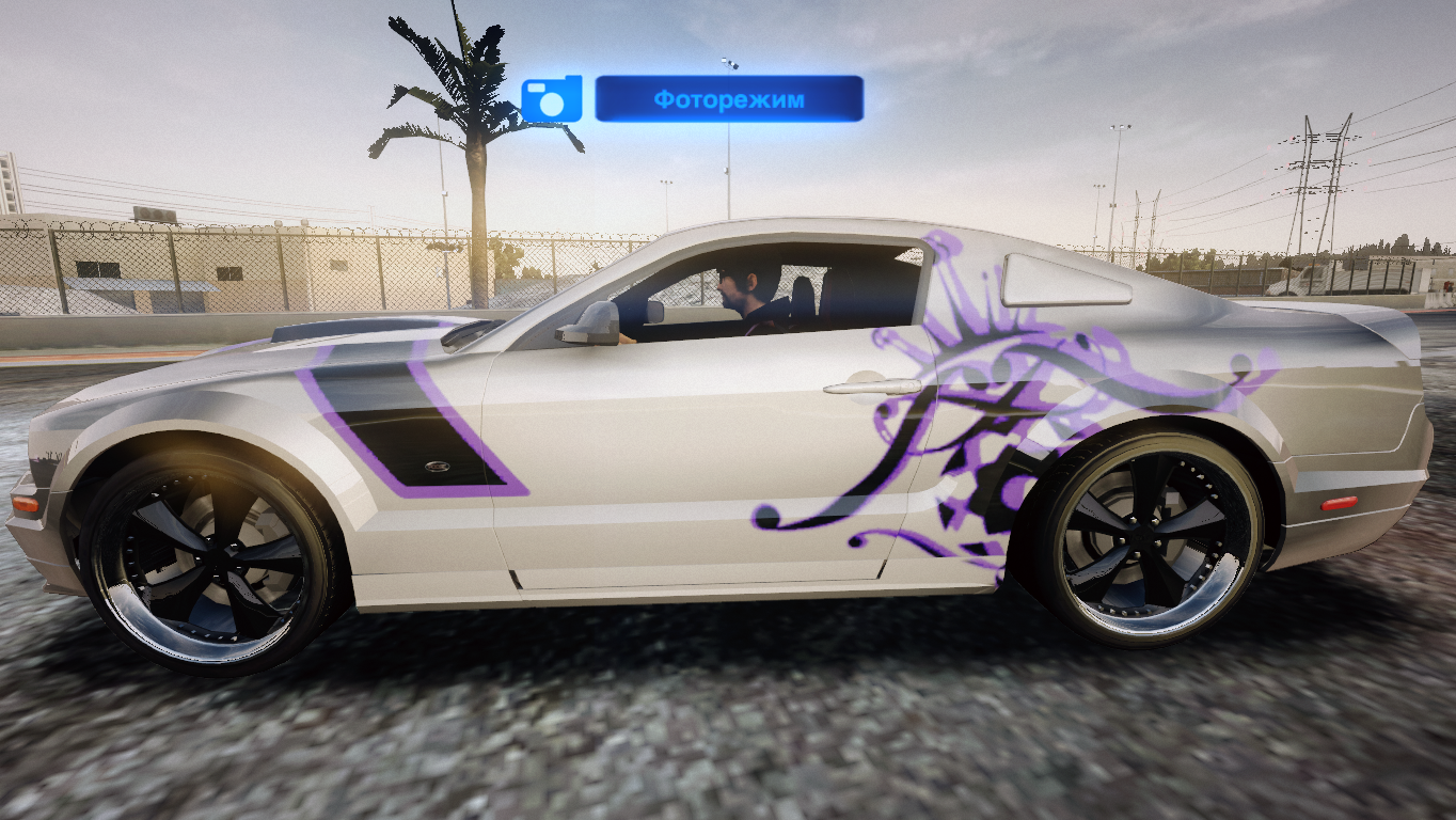Foose Mustang in the BLUR video game, screenshot 2.