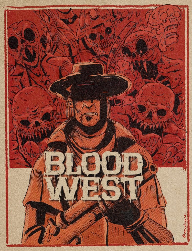 poster for the game Blood West