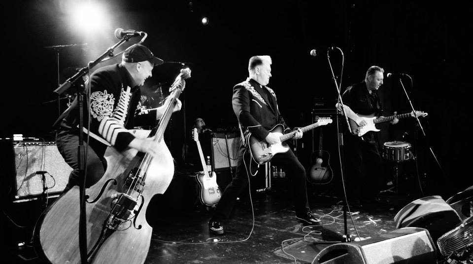 Blue Cats on stage, live concert