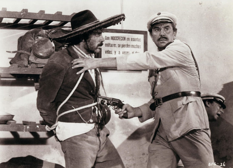 Chuncho and an officer of the government forces, A Bullet for the General